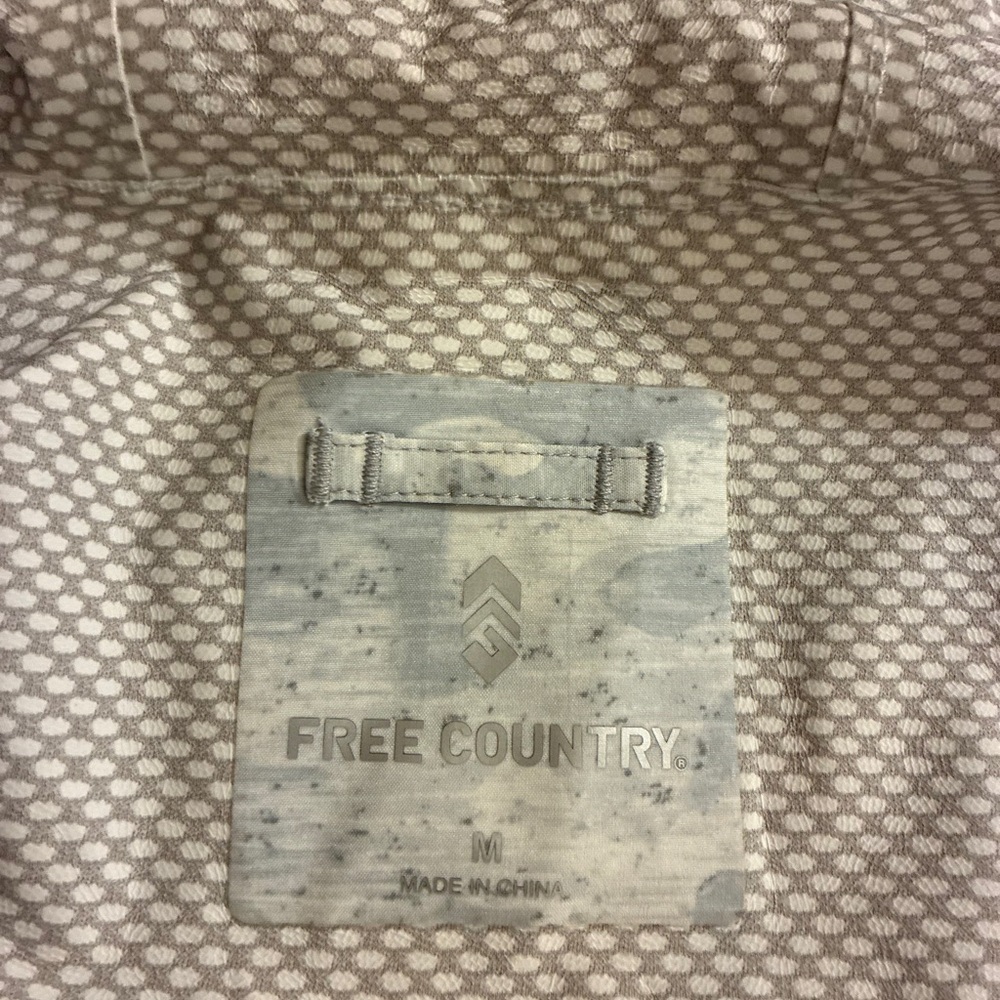 Free Country Women's Gray Camouflage Rain/Ski Jacket - Picture 2 of 6